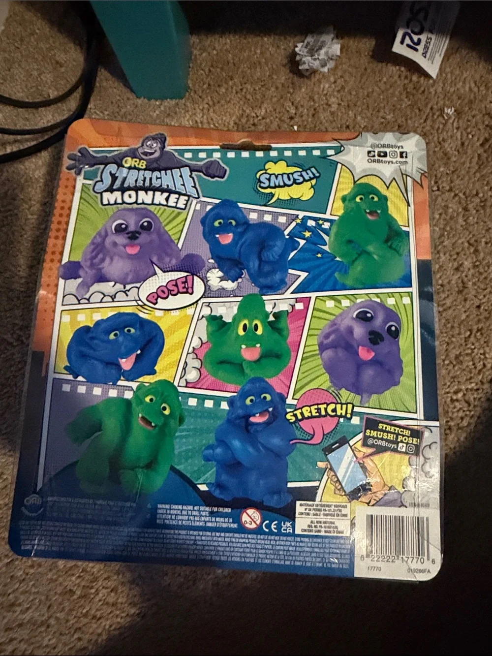 Jumbo Stretchie poodle  Purple Stretchable